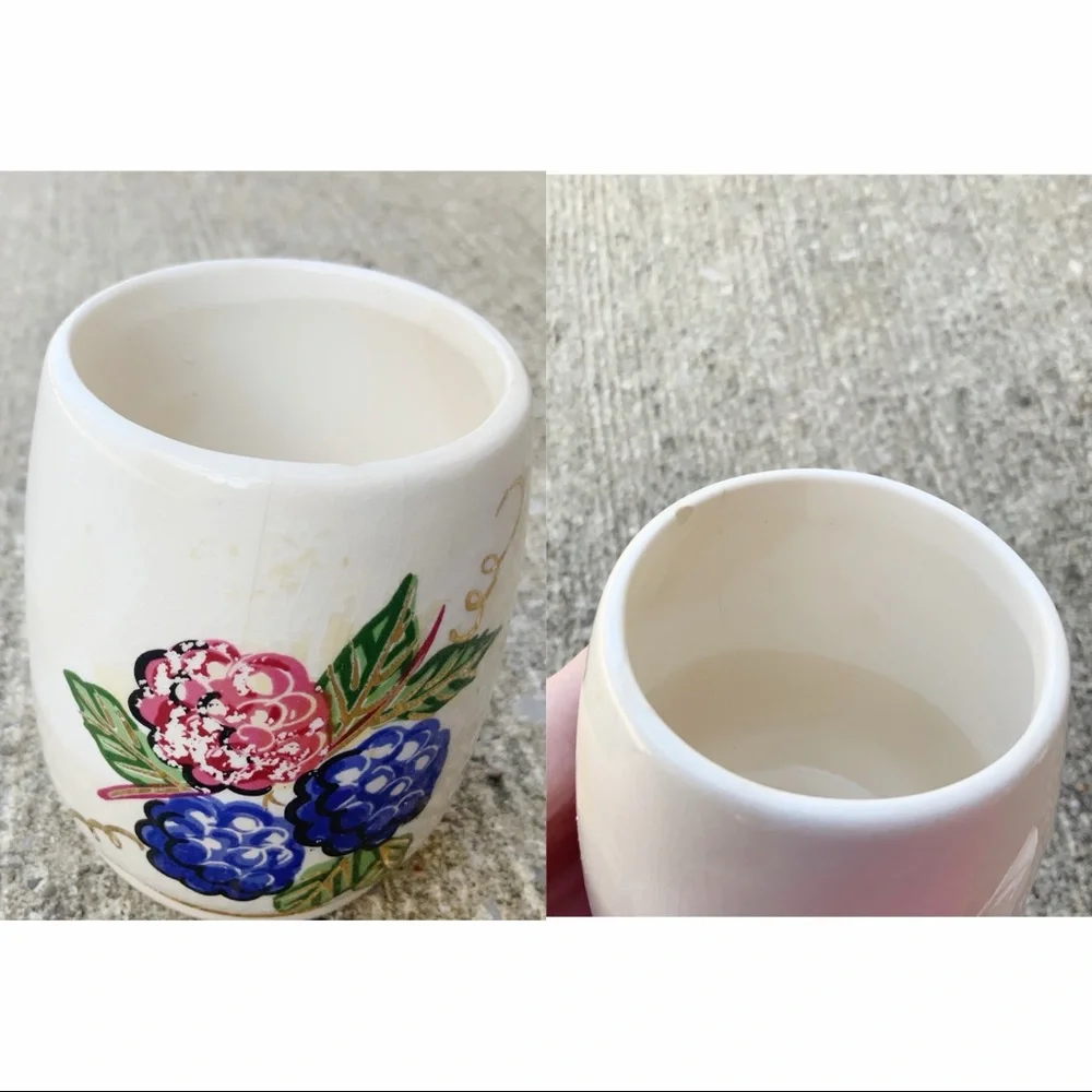 Vintage Knott’s Berry Farm berry sugar bowl farmhouse